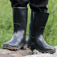 Rubber boots