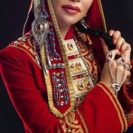 Traditional south central asia clothing